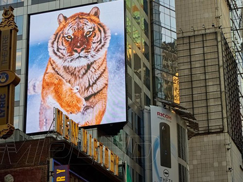 Outdoor Fixed P4 LED Display At Times Square